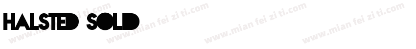 Halsted Solid字体转换